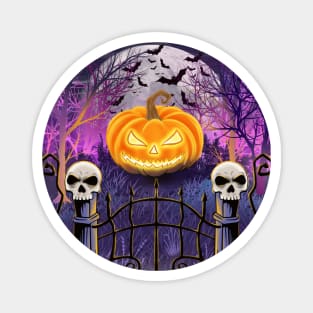 A Spooky Halloween Magnet